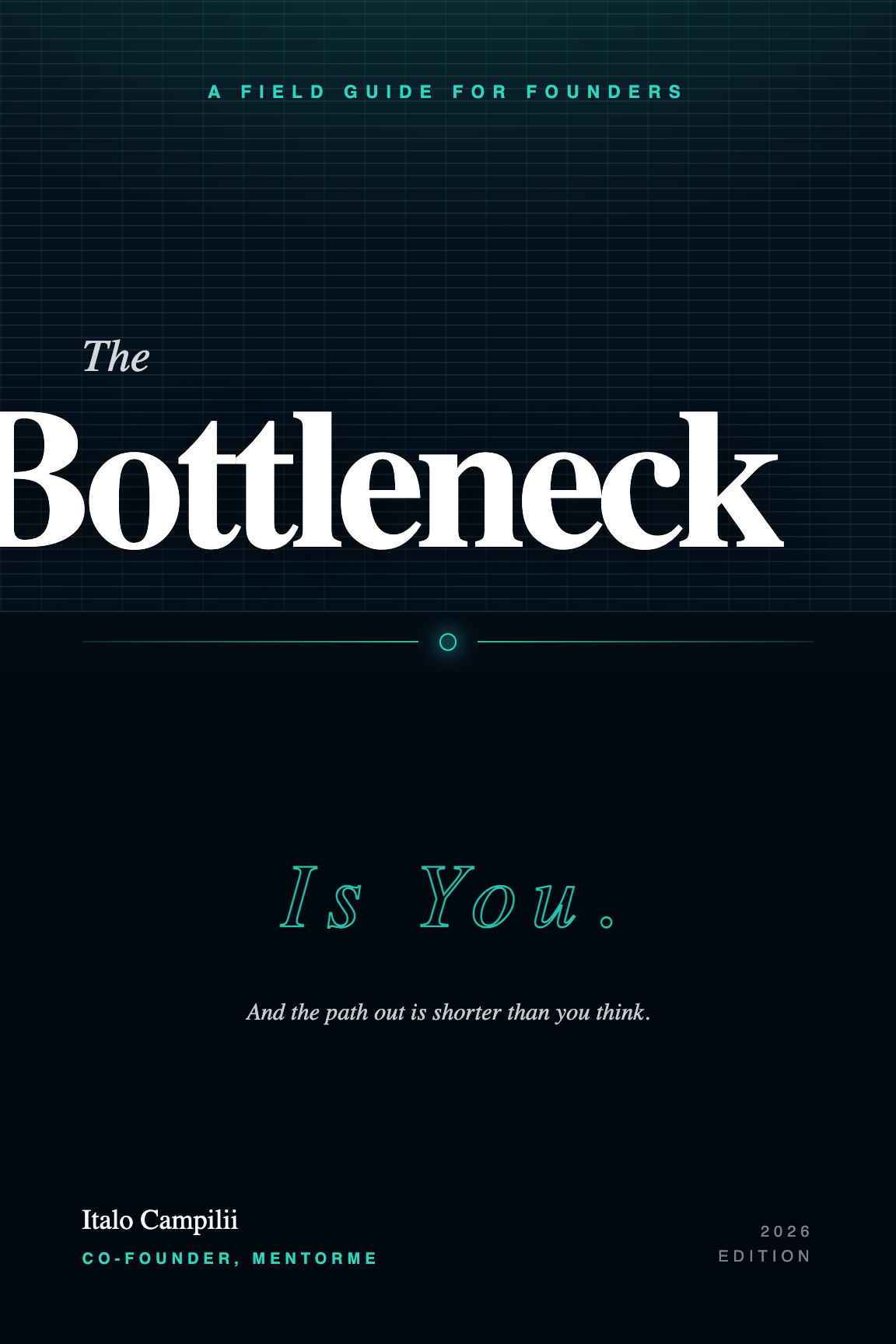 The Bottleneck Is You — book cover